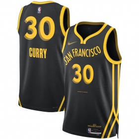 Golden State Warriors Stephen Curry Nike 2023-24 City Edition Pelipaidat Swingman - Miesten